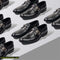 Men's Rockouf Black Leather Formal Shoes