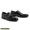 Men's Pirlo Black Leather Formal Shoes