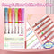 Pack Of6 Multi-Colored Drawing Curve Pen Funny Pattern Outline